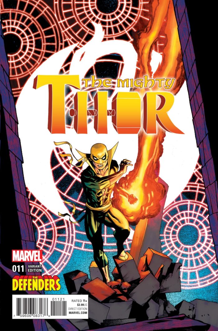 Mighty Thor 11 Cover Iron Fist