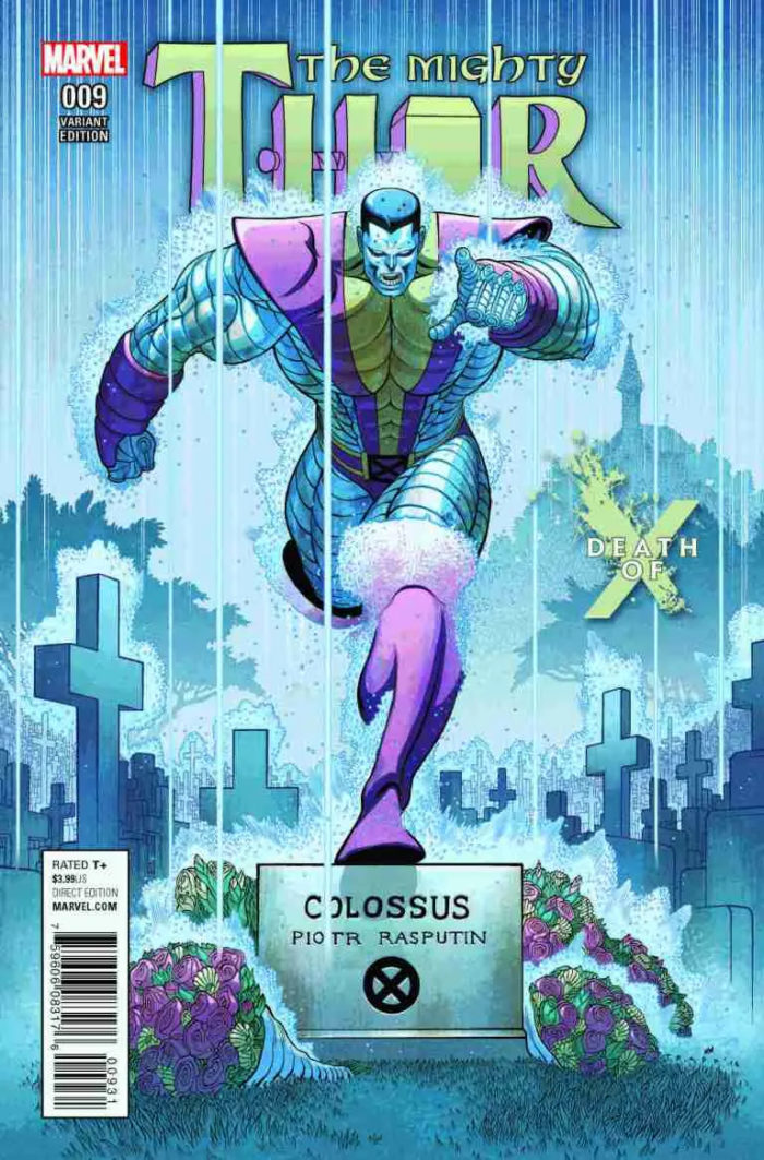 Mighty Thor 9 Cover Colossus