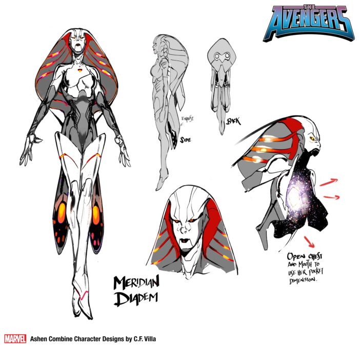 Avengers The Ashen Combine Meridan Diadem Design